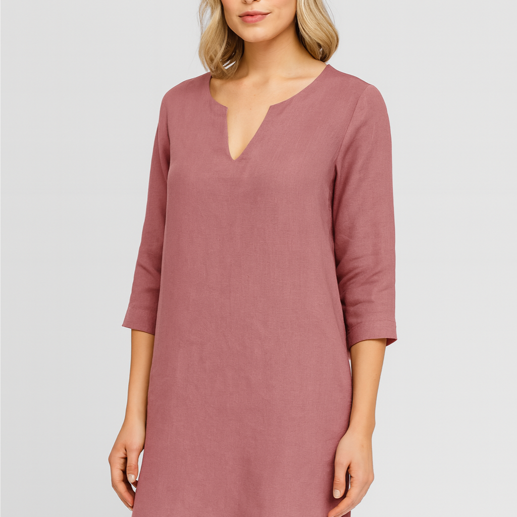 Women’s Dress – V-Neck Mini, Elegant & Versatile