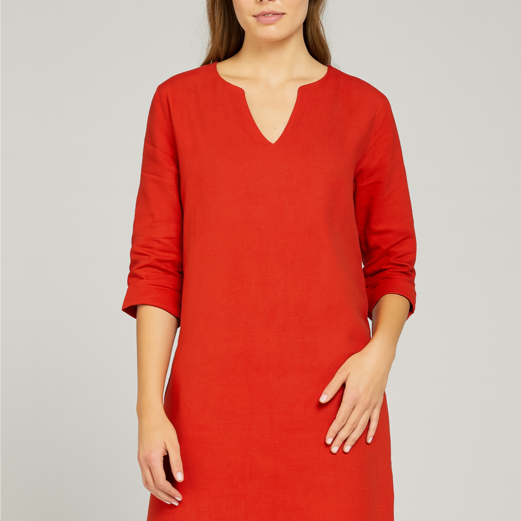 Women’s Dress – V-Neck Mini, Elegant & Versatile