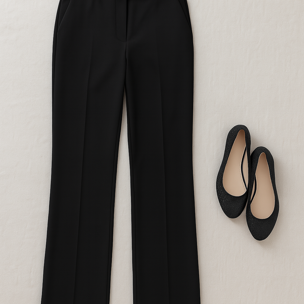 Women’s Trousers – Slim-Fit Pencil Style, High-Waisted & Tailored