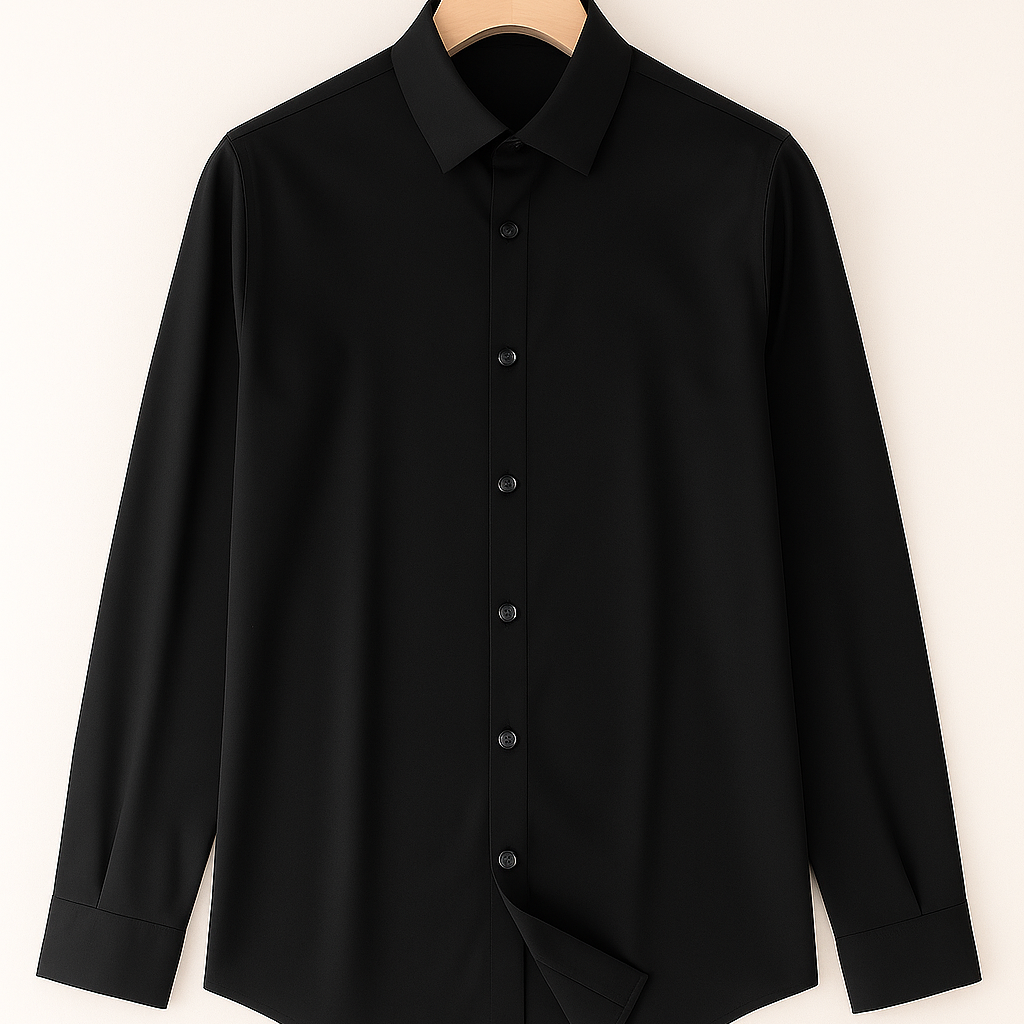 Men’s Shirt – Linen-Look, Casual & Breathable