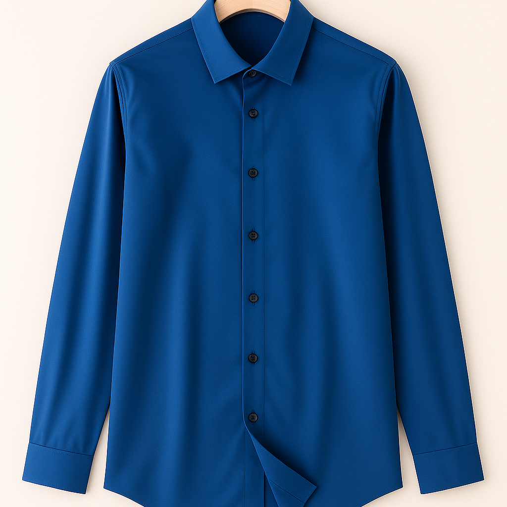 Men’s Shirt – Linen-Look, Casual & Breathable