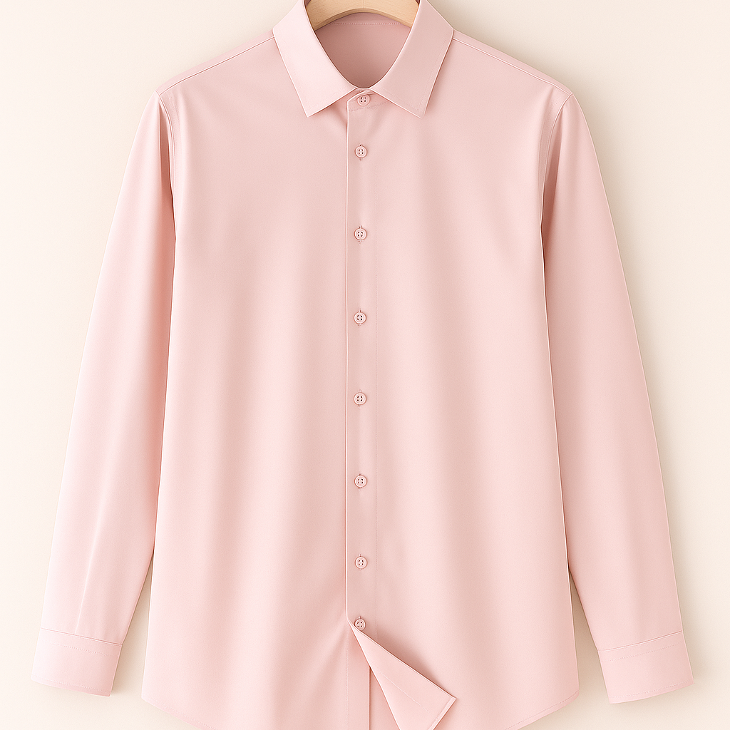 Men’s Shirt – Linen-Look, Casual & Breathable