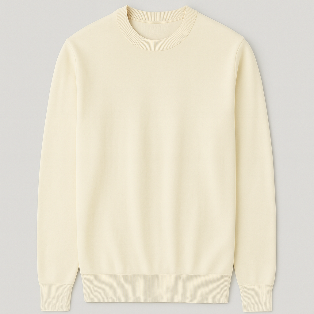 Men’s Jumper – Knit-Look Finish, Warm & Relaxed Fit