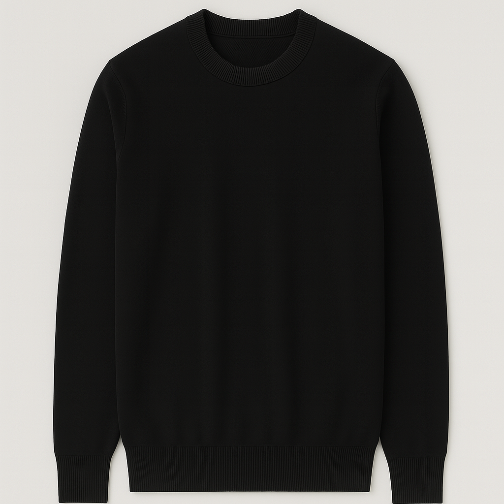 Men’s Jumper – Knit-Look Finish, Warm & Relaxed Fit