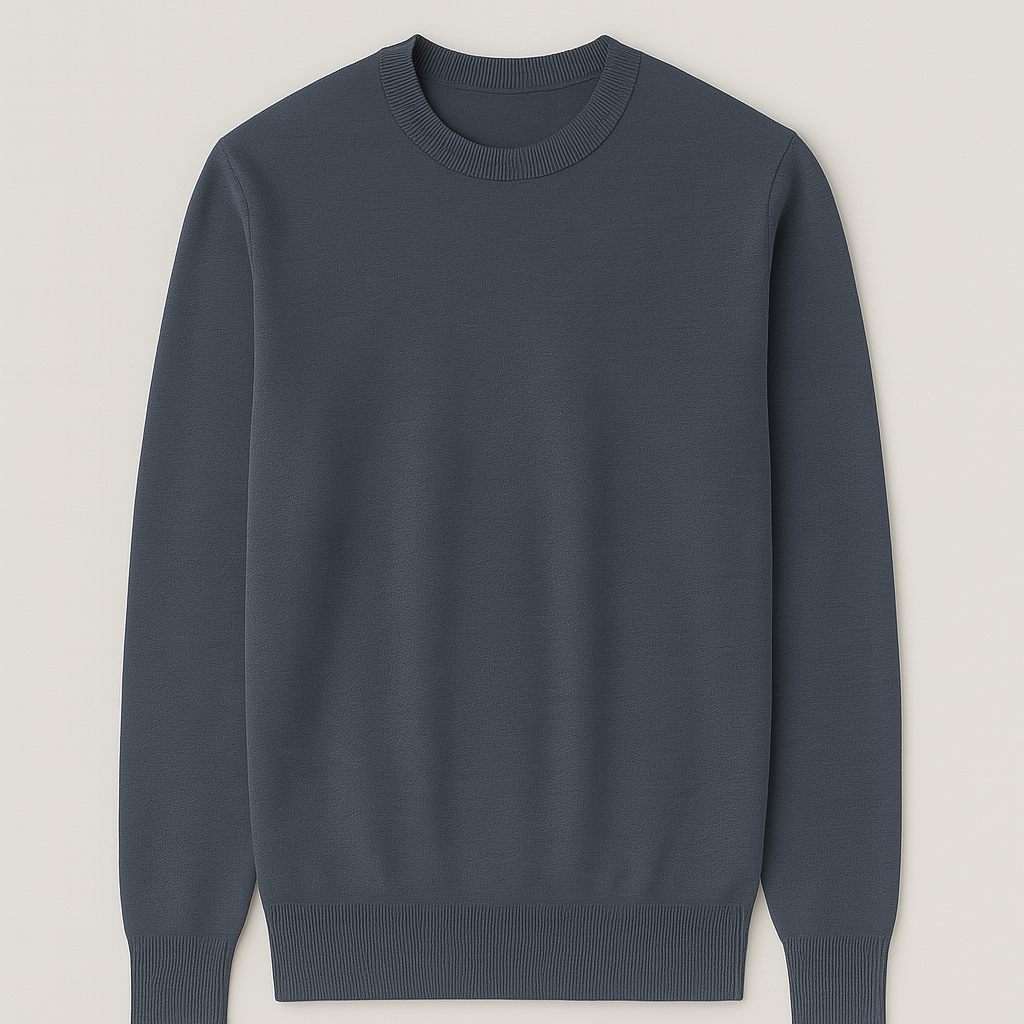 Men’s Jumper – Knit-Look Finish, Warm & Relaxed Fit