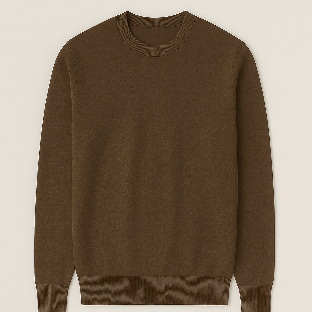 Men’s Jumper – Knit-Look Finish, Warm & Relaxed Fit