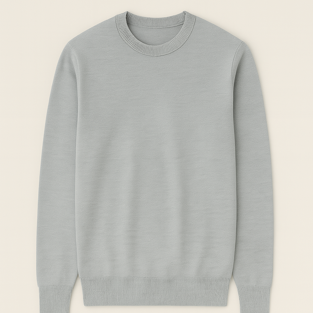 Men’s Jumper – Knit-Look Finish, Warm & Relaxed Fit