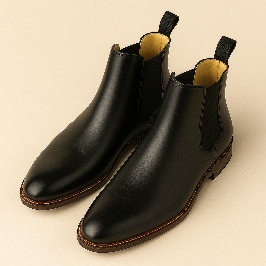 Men’s Chelsea Boots – Leather-Look, Retro & Wear-Resistant