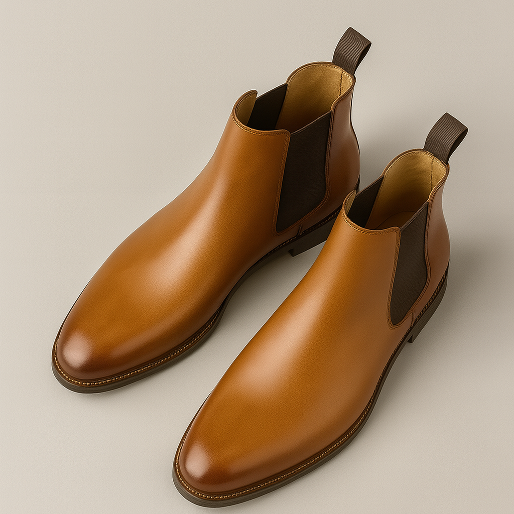 Men’s Chelsea Boots – Leather-Look, Retro & Wear-Resistant