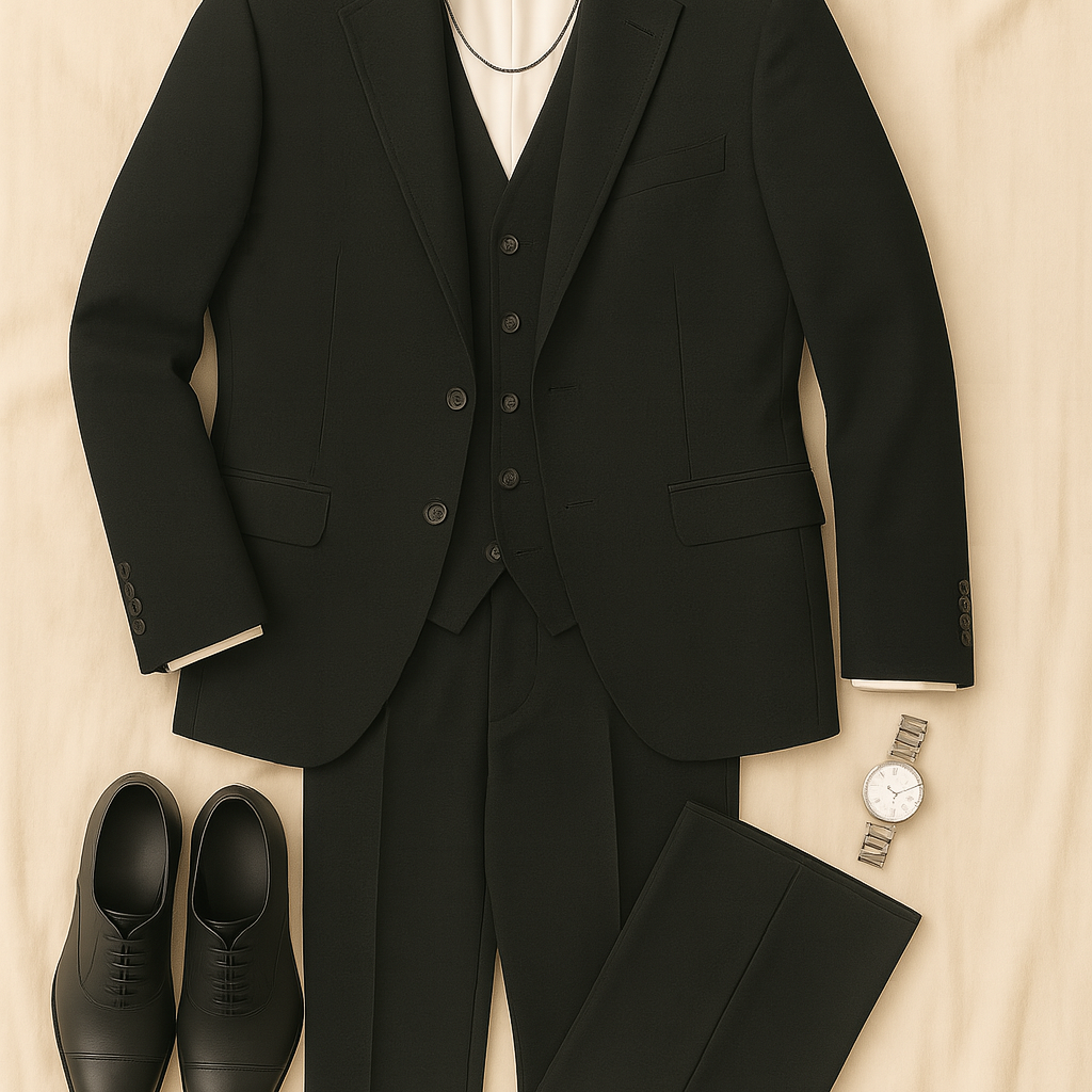Men’s 3‑Piece Suit – Premium‑Feel, Elegant & Sophisticated