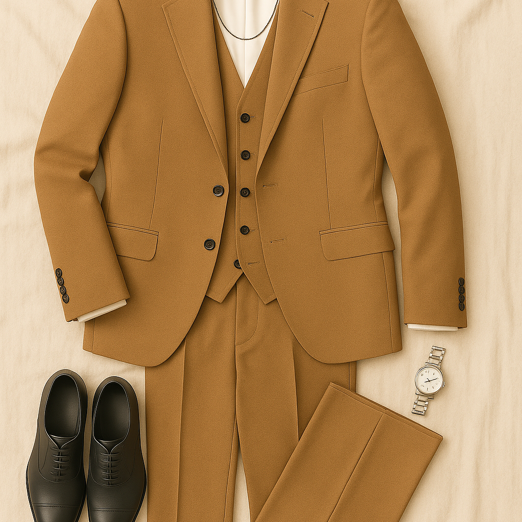 Men’s 3‑Piece Suit – Premium‑Feel, Elegant & Sophisticated