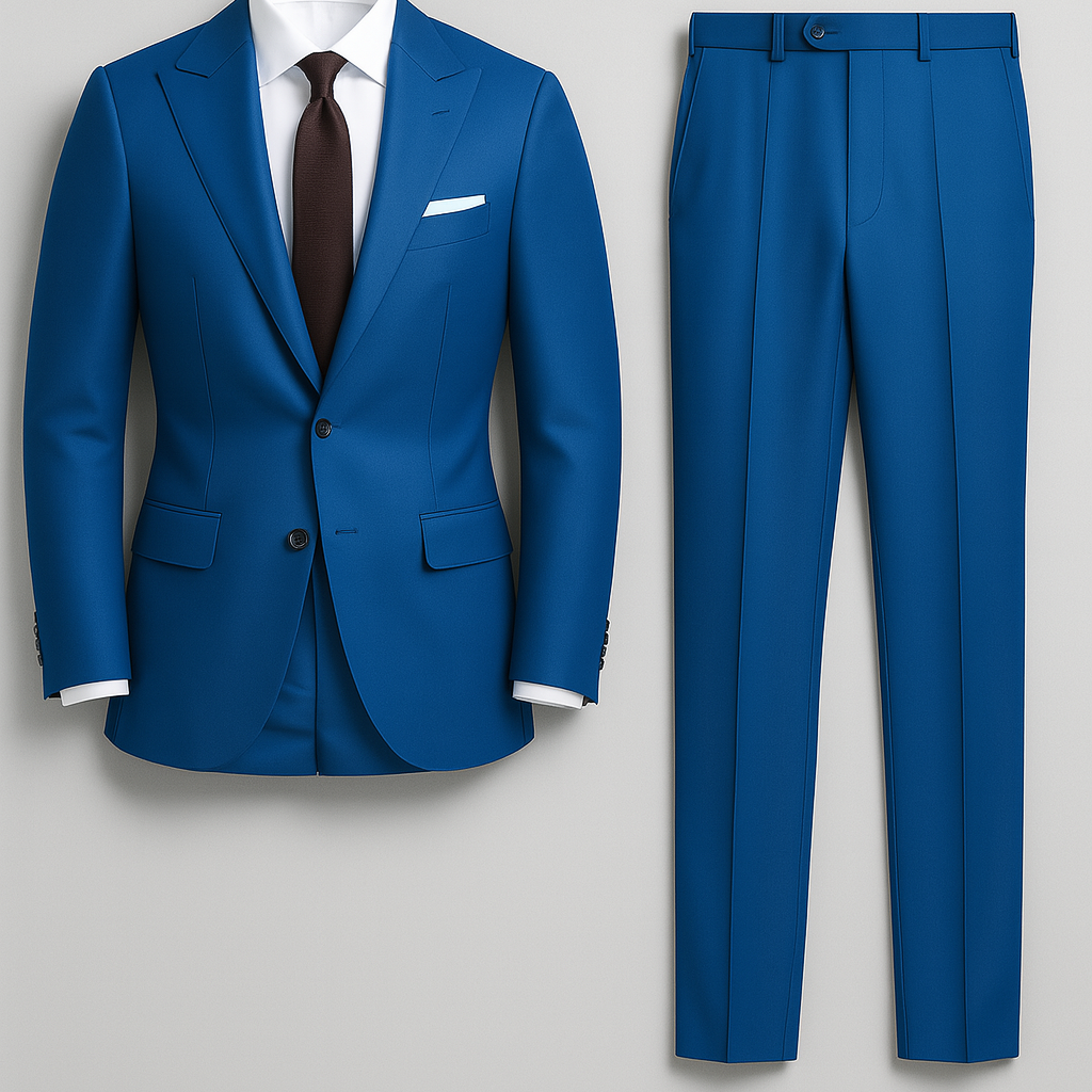 Men’s Suit – Tuxedo-Look Finish, Slim Fit & Notch Lapel