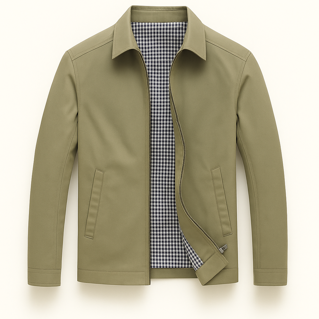 Men’s Jacket – Wool-Blend, Classic & Refined