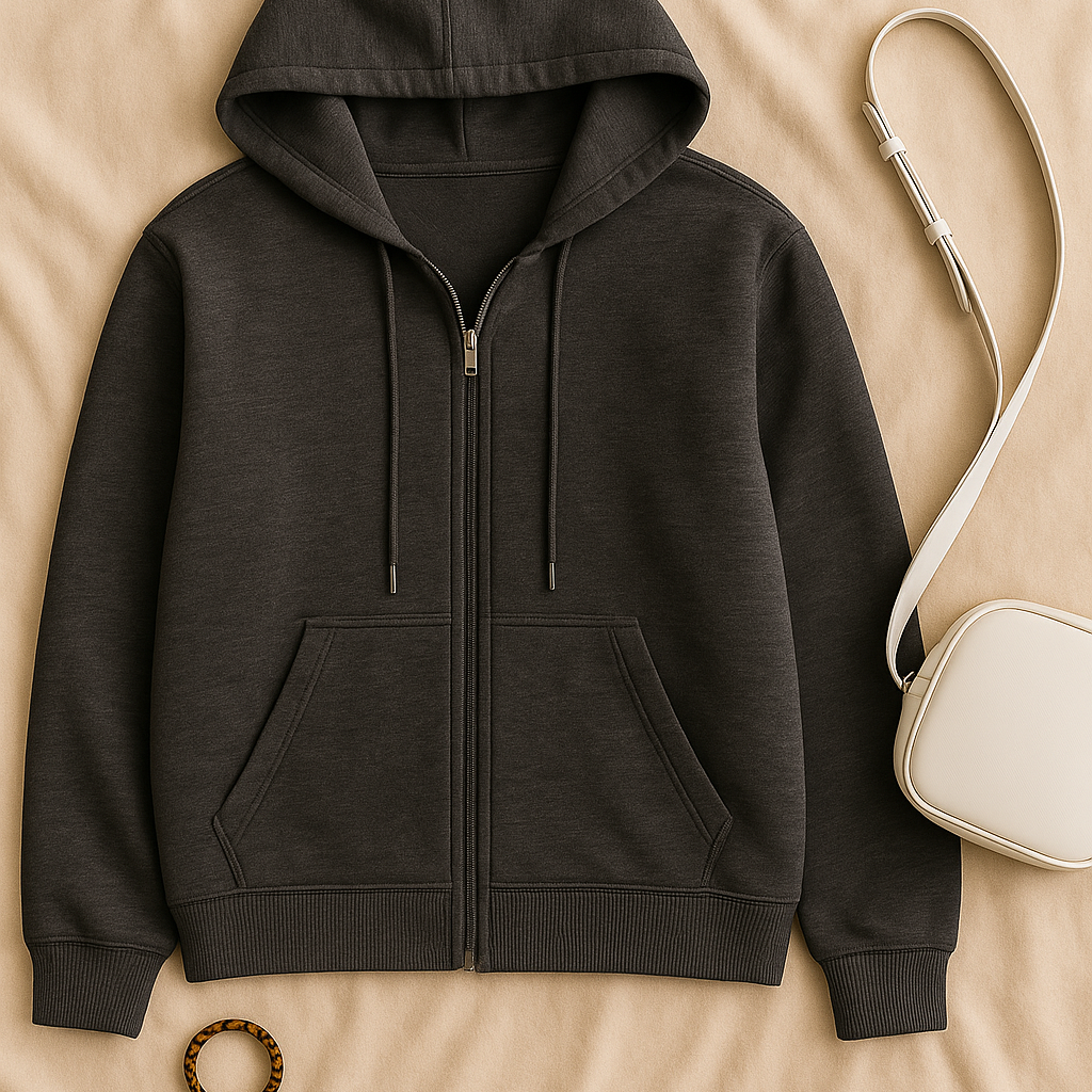 Womens Hoodie – Fleece-Look, Sporty & Relaxed