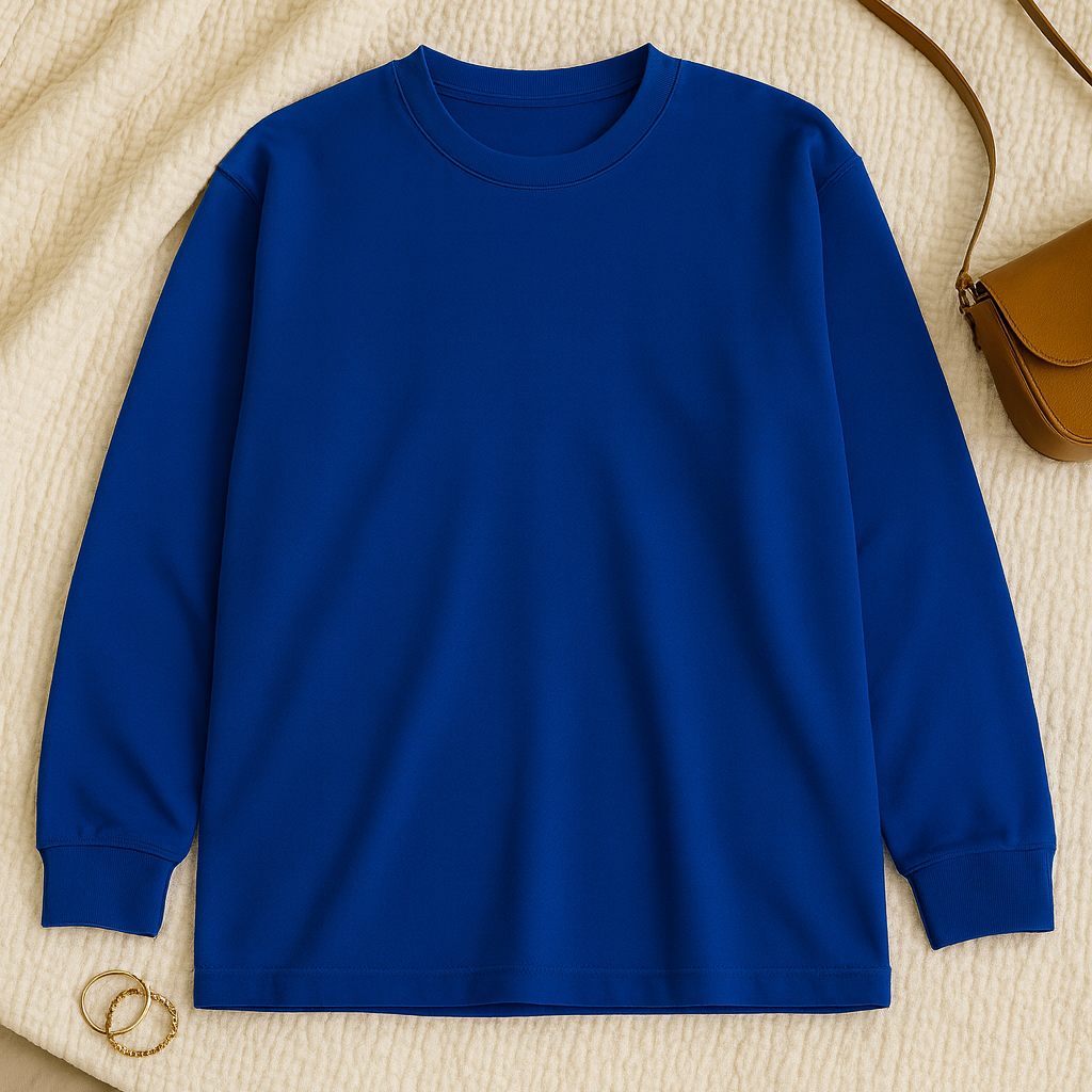 Womens T-Shirt – Jersey Look, Loose & Comfortable