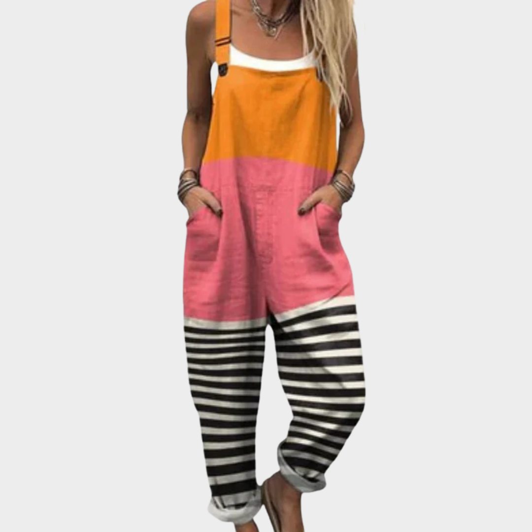 RELAXED DUNGAREE JUMPSUIT