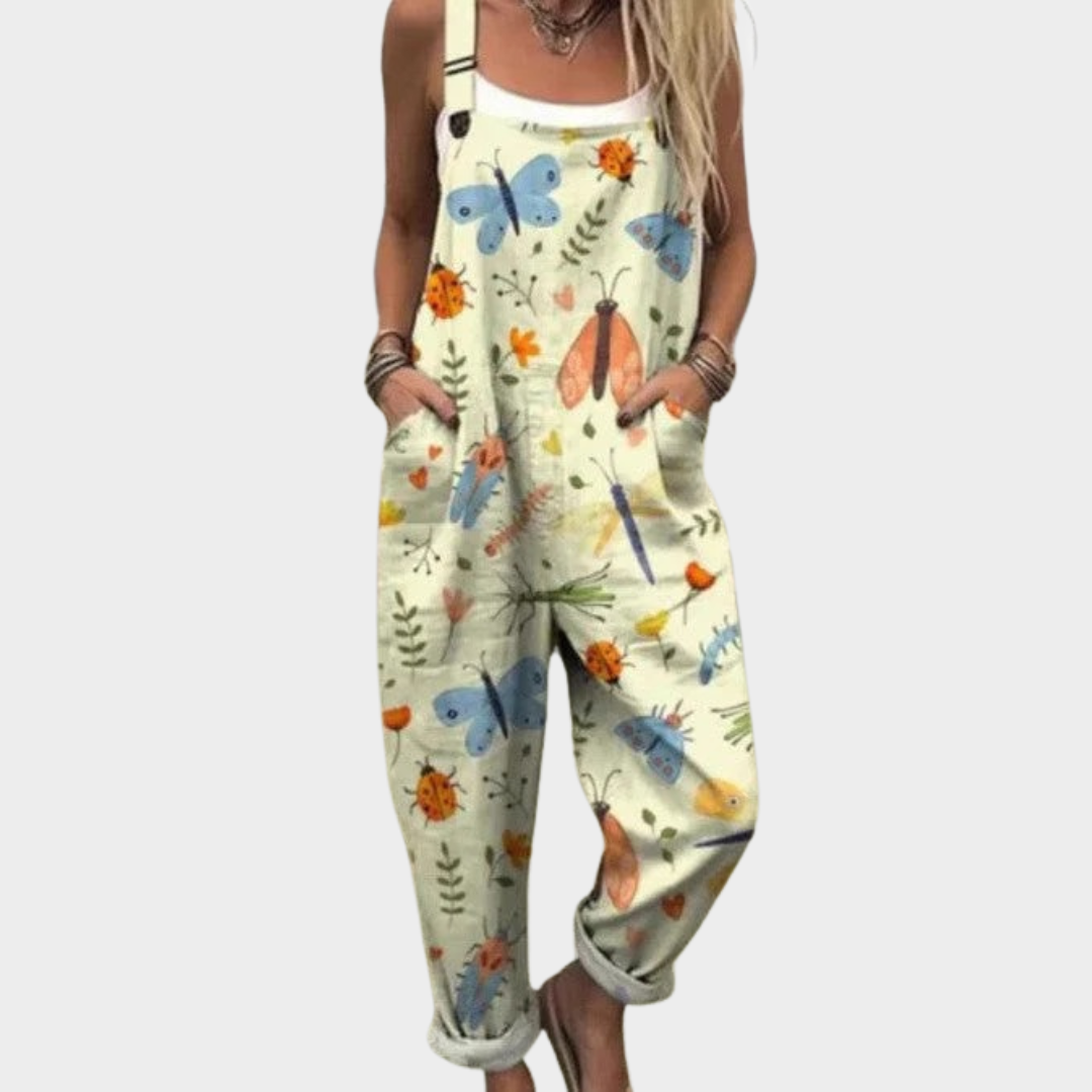 RELAXED DUNGAREE JUMPSUIT
