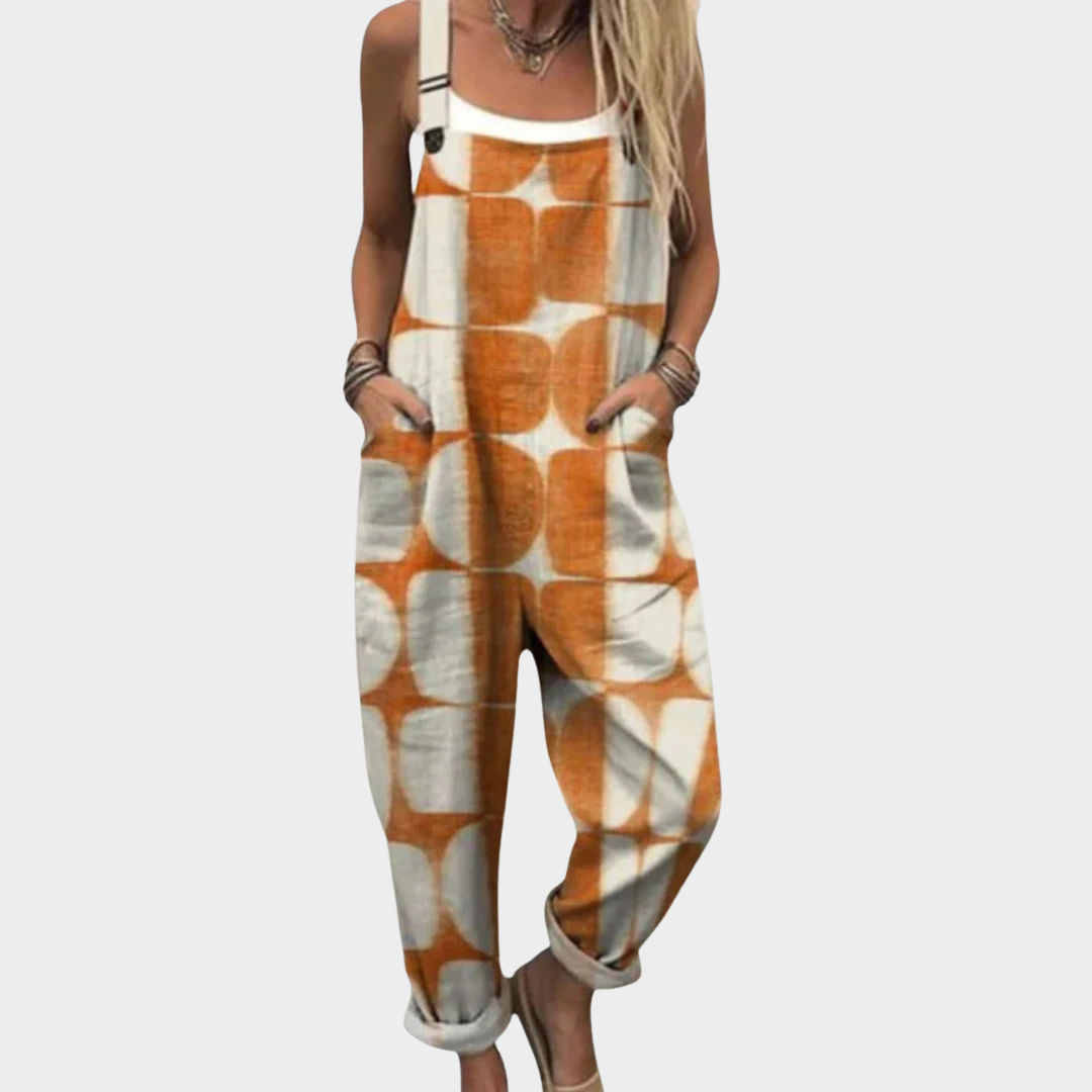 RELAXED DUNGAREE JUMPSUIT