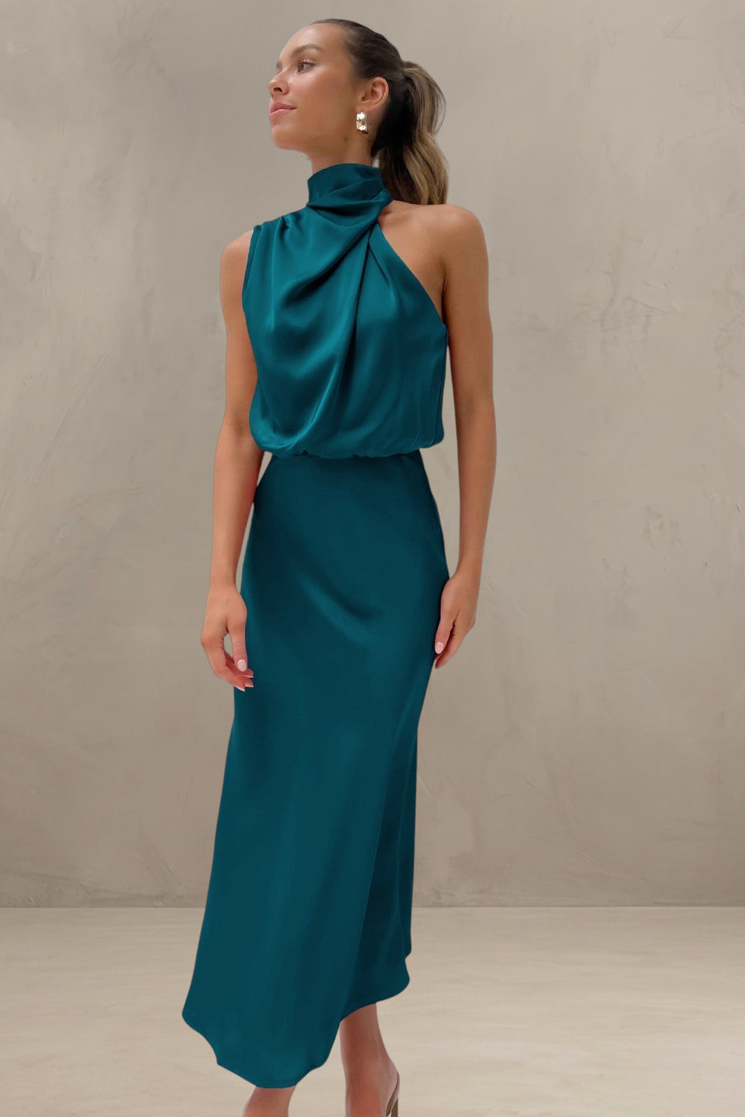 VIOLET | SAHARA DRAPED DRESS