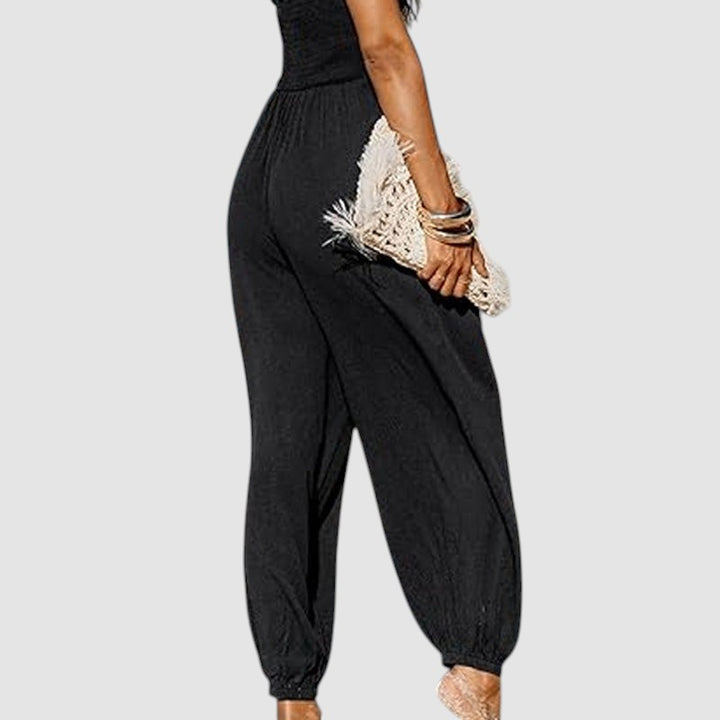 BARBARA | BACKLESS WIDE-LEG JUMPSUIT
