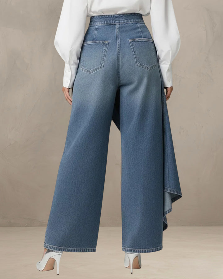 ALICE | DENIM TROUSERS WITH BELT
