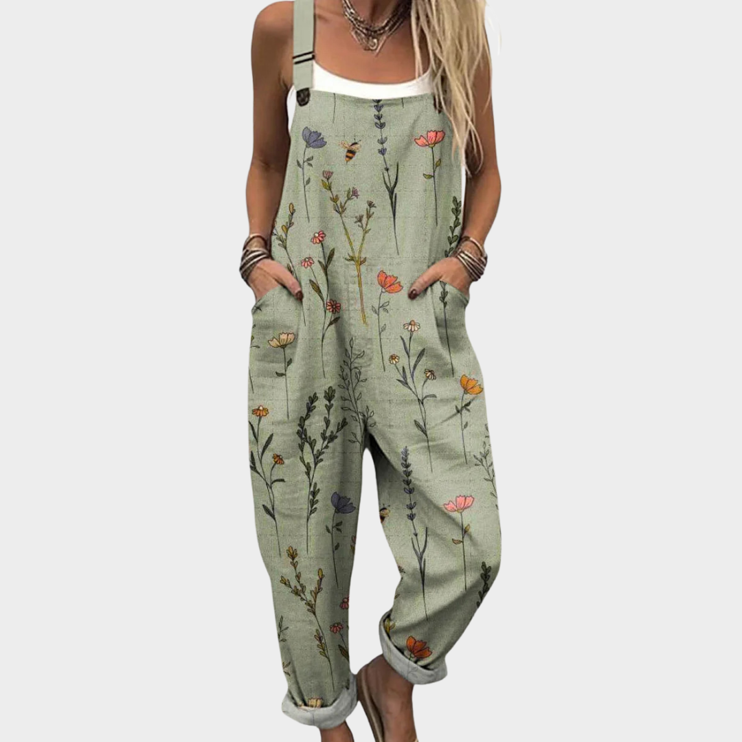 RELAXED DUNGAREE JUMPSUIT