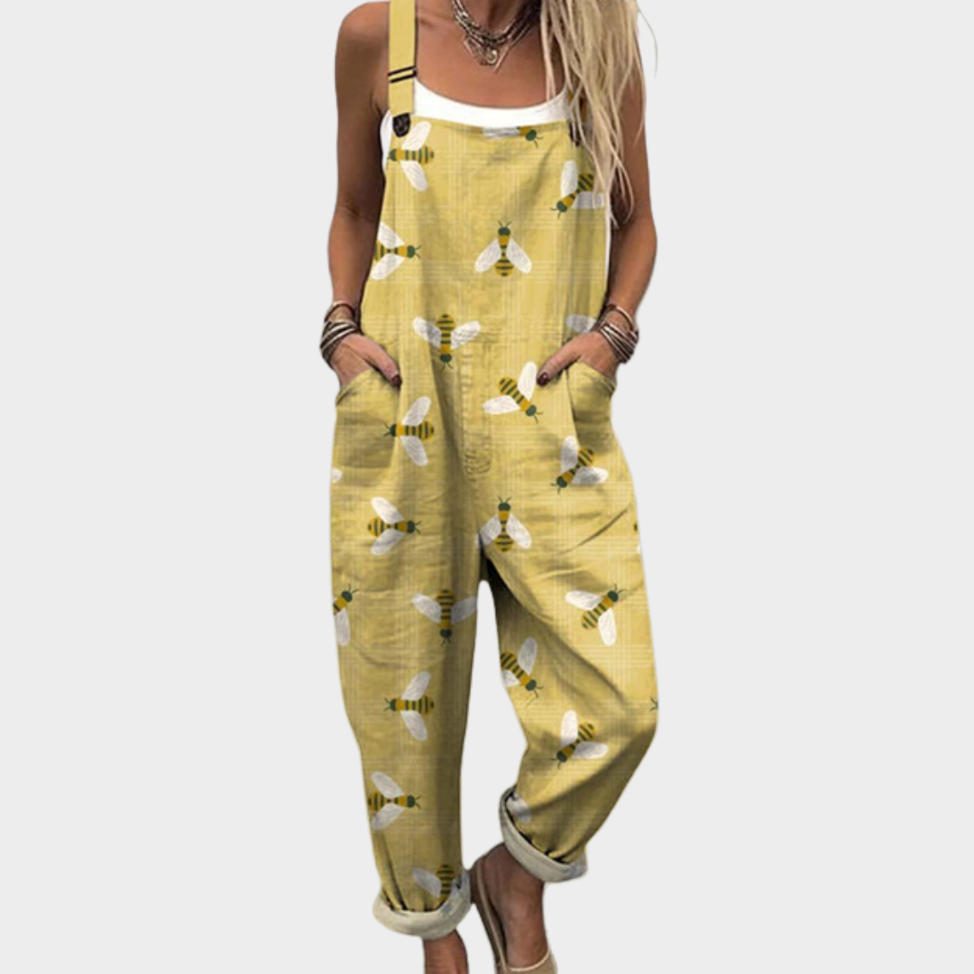 RELAXED DUNGAREE JUMPSUIT