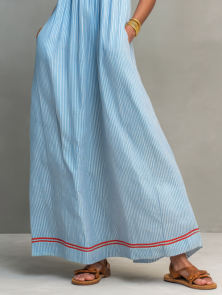 PAMELA | FLOWING SUMMER MAXI DRESS