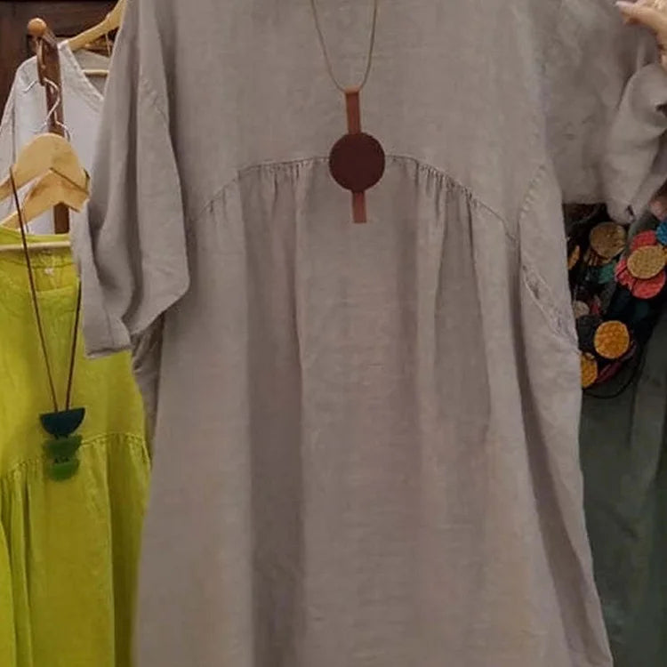 NORMA | RELAXED POCKET MIDI DRESS