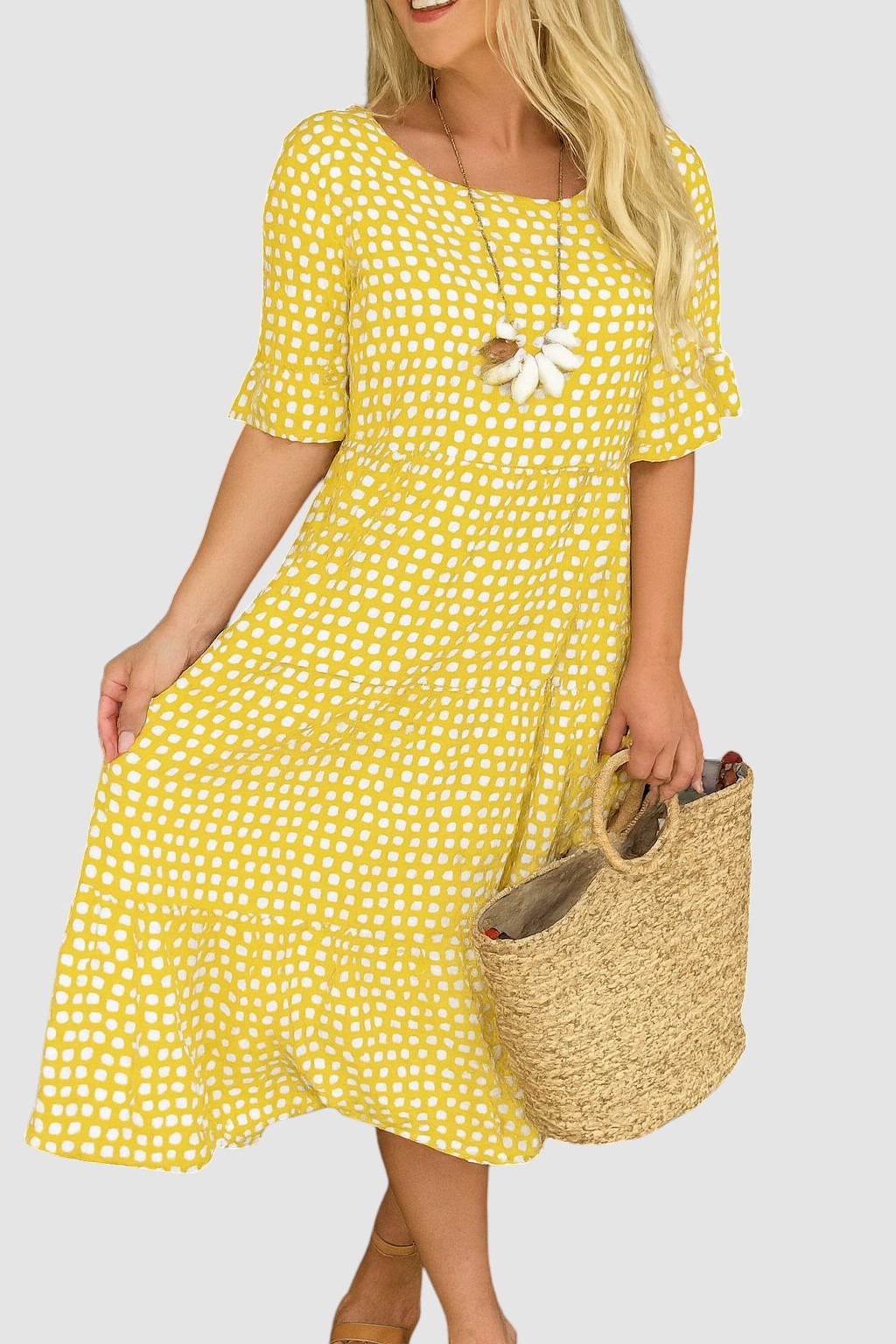 ZARA | COMFORT MIDI DRESS