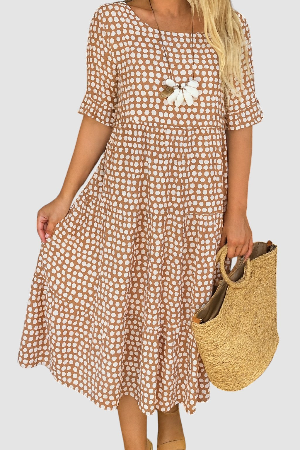 ZARA | COMFORT MIDI DRESS