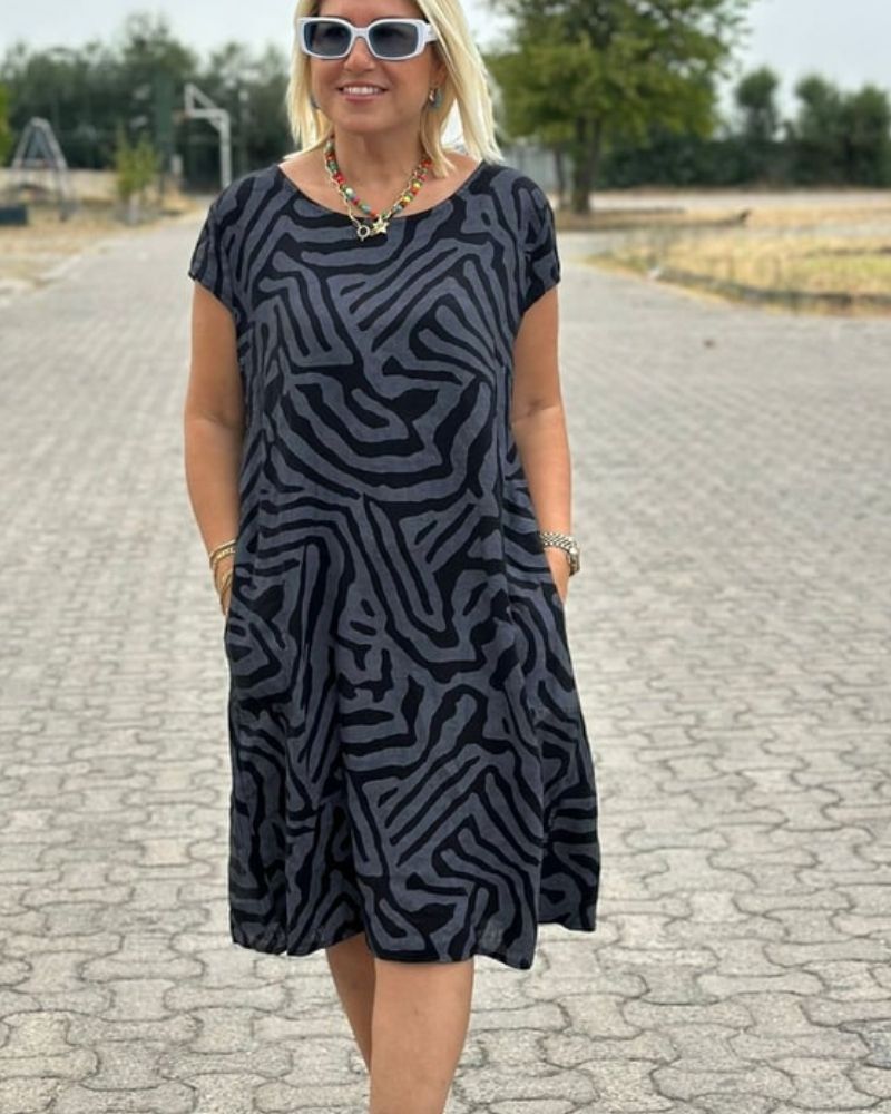 JAILEY | ROUND NECK SUMMER DRESS