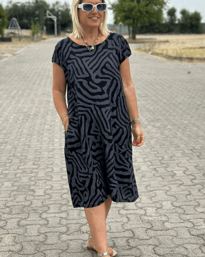 JAILEY | ROUND NECK SUMMER DRESS