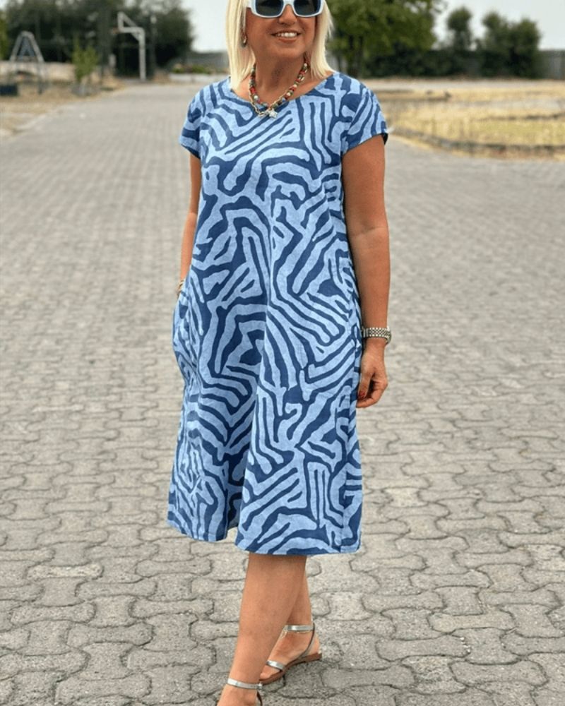 JAILEY | ROUND NECK SUMMER DRESS