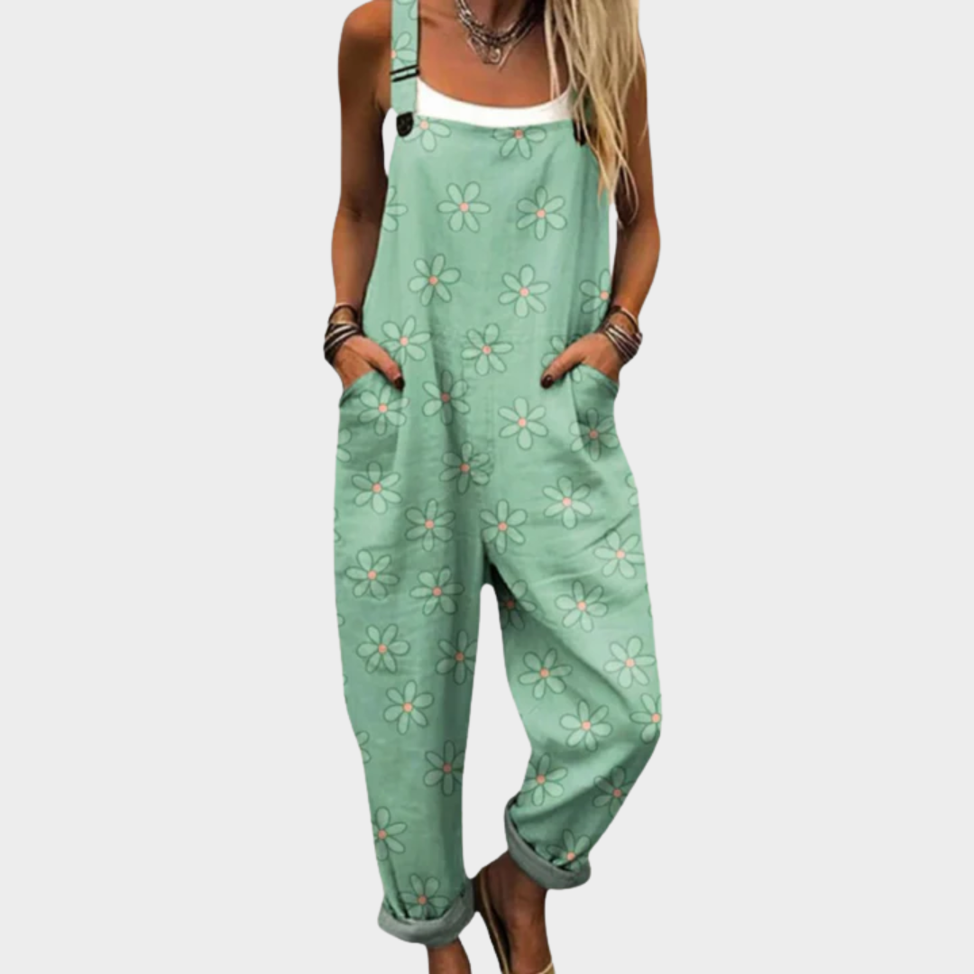 RELAXED DUNGAREE JUMPSUIT