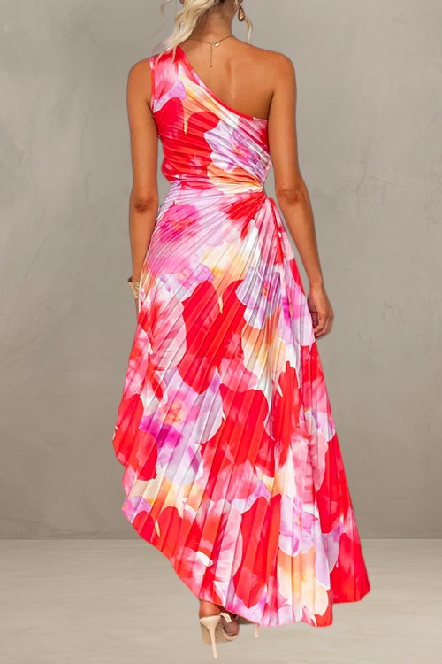 ADELINE | VIBRANT TROPICAL EVENING DRESS