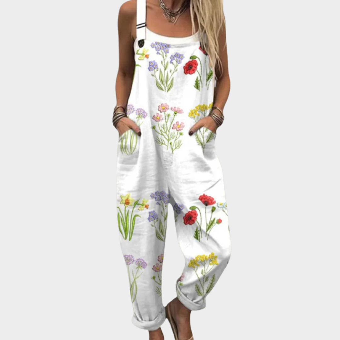 RELAXED DUNGAREE JUMPSUIT