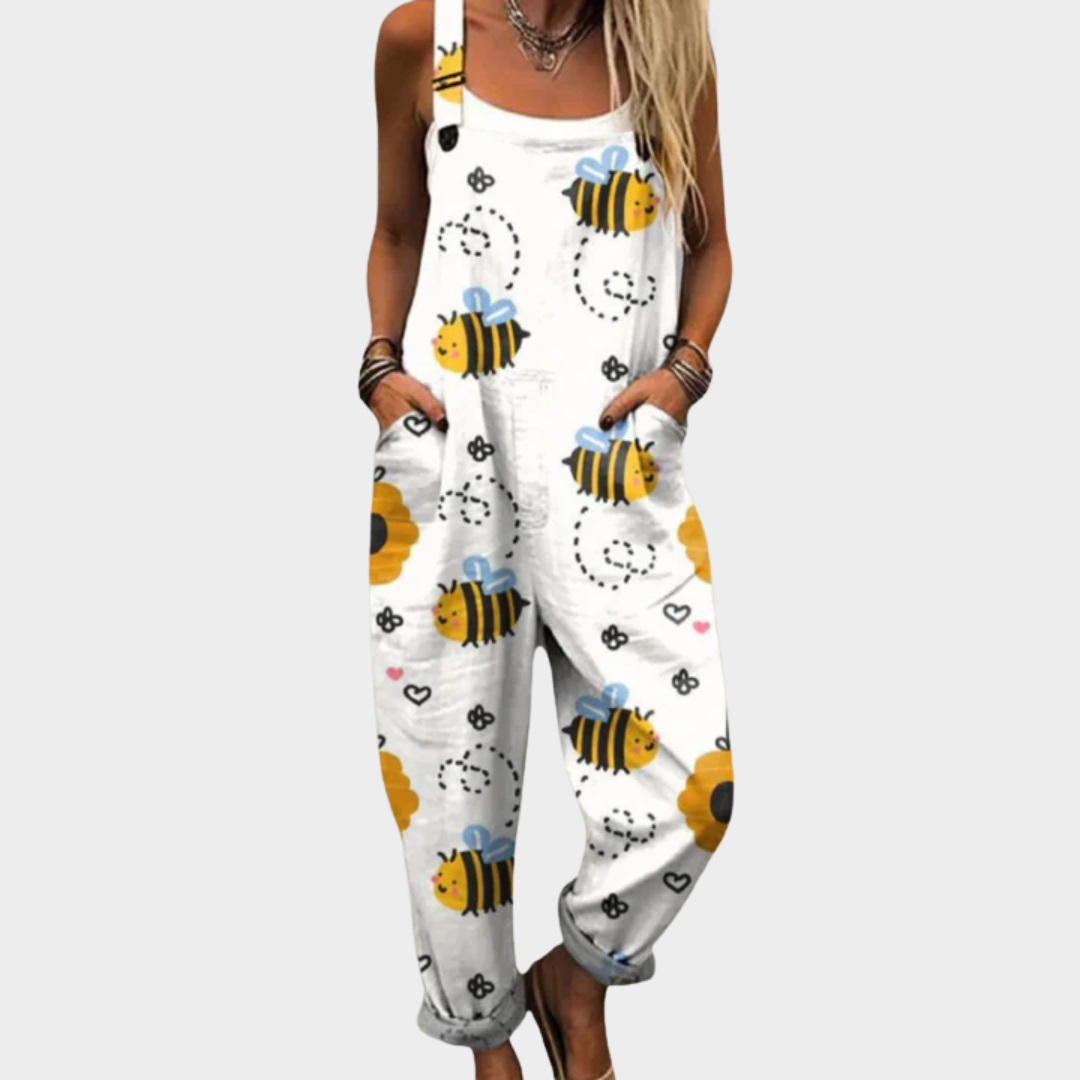 RELAXED DUNGAREE JUMPSUIT