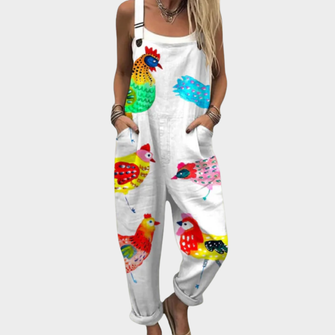 RELAXED DUNGAREE JUMPSUIT