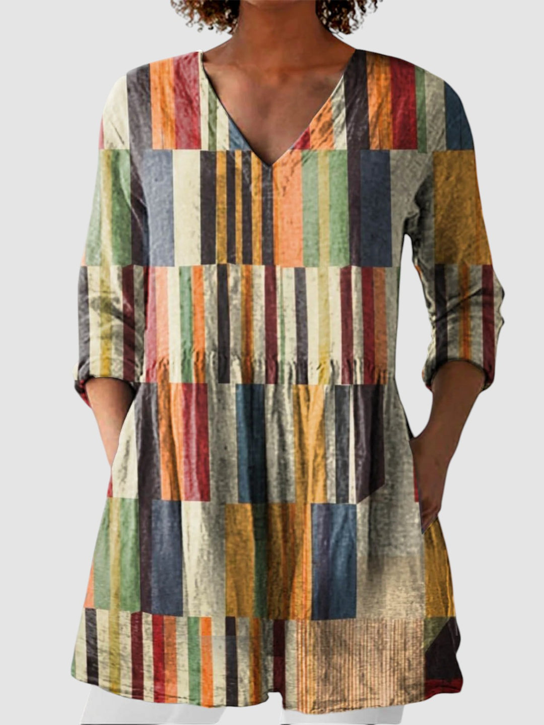CHLOE | RELAXED V-NECK BLOUSE