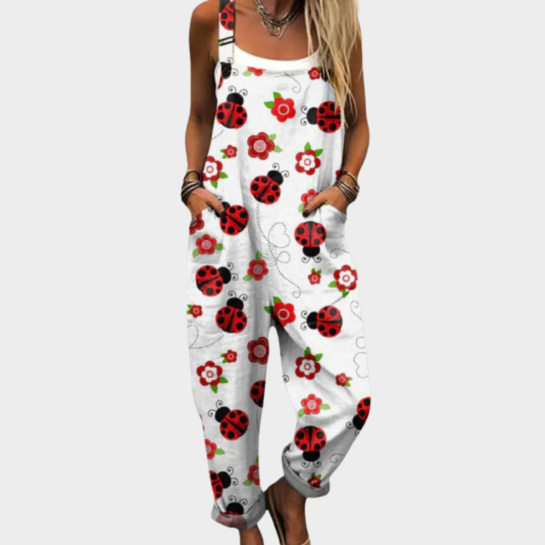 RELAXED DUNGAREE JUMPSUIT