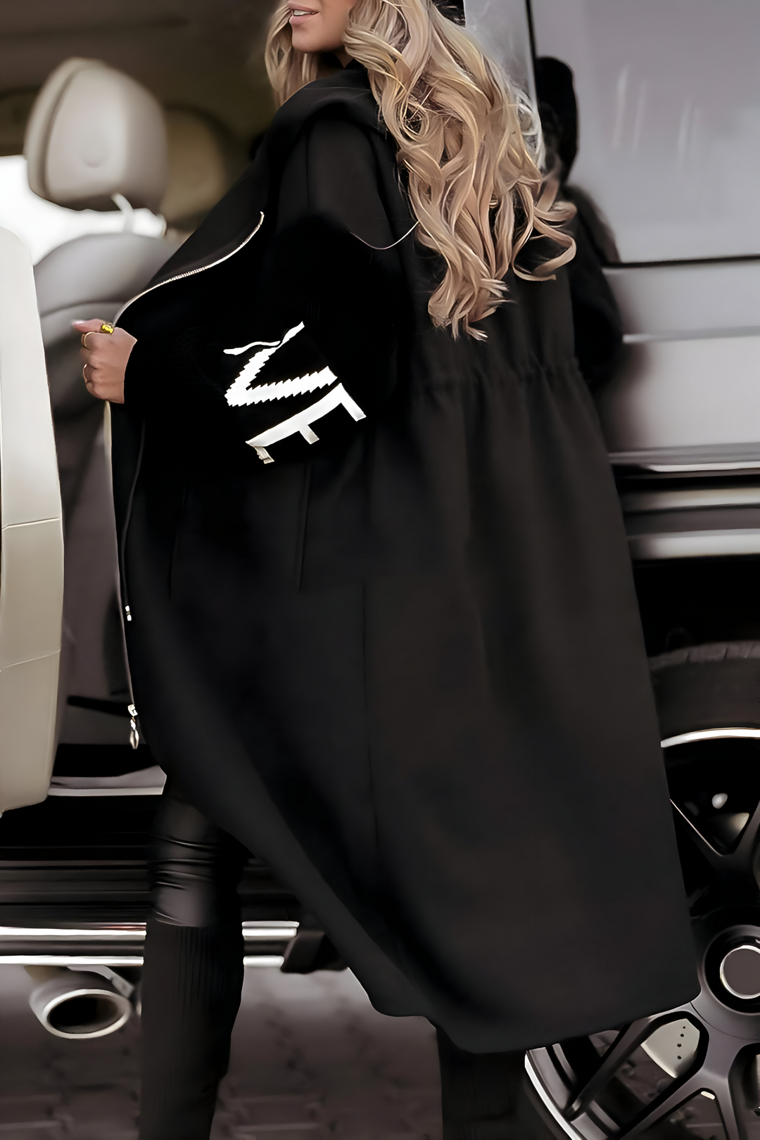 Women’s Coatigan – Elegant Hooded Design, Timeless & Versatile