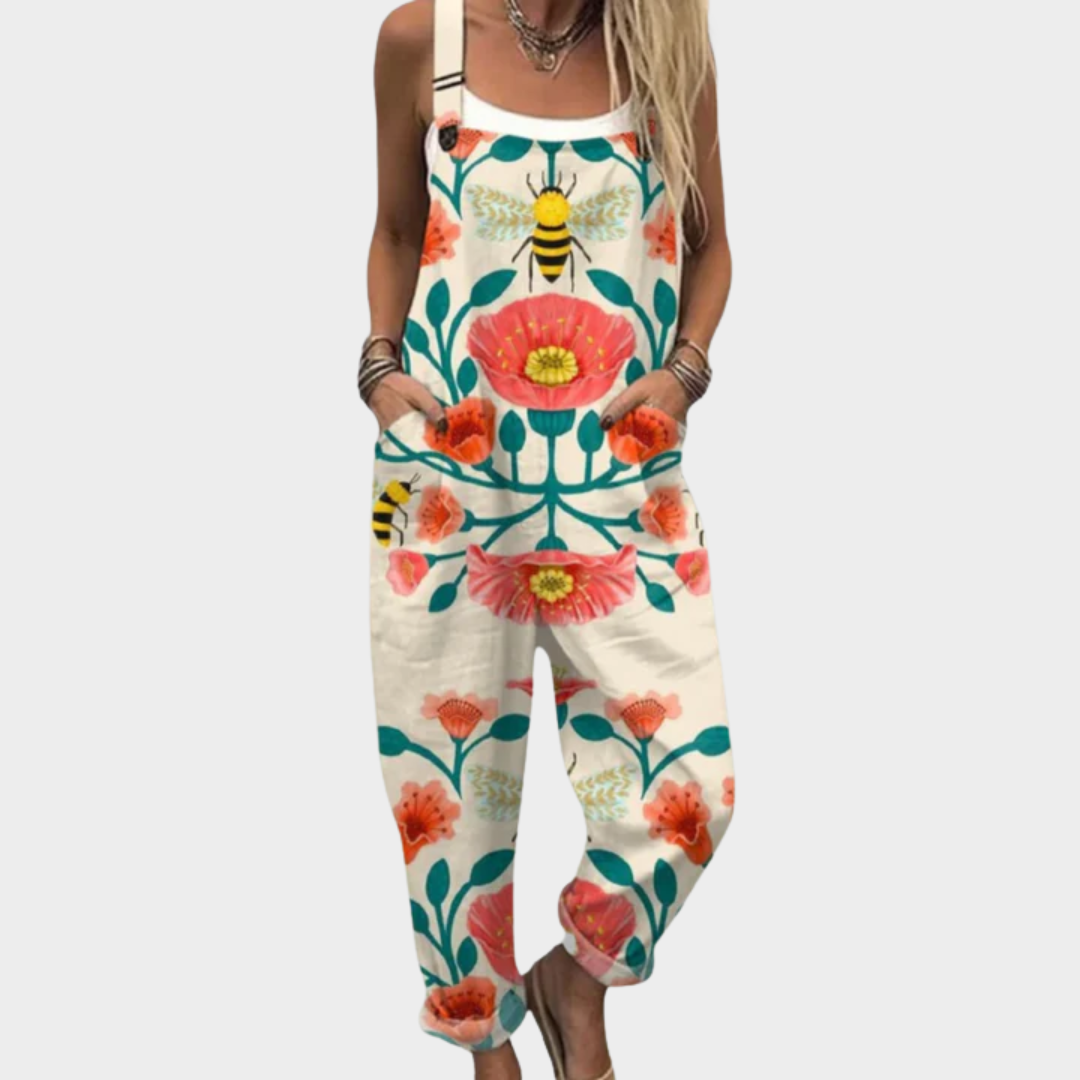RELAXED DUNGAREE JUMPSUIT
