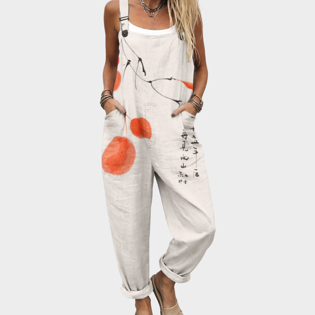 RELAXED DUNGAREE JUMPSUIT