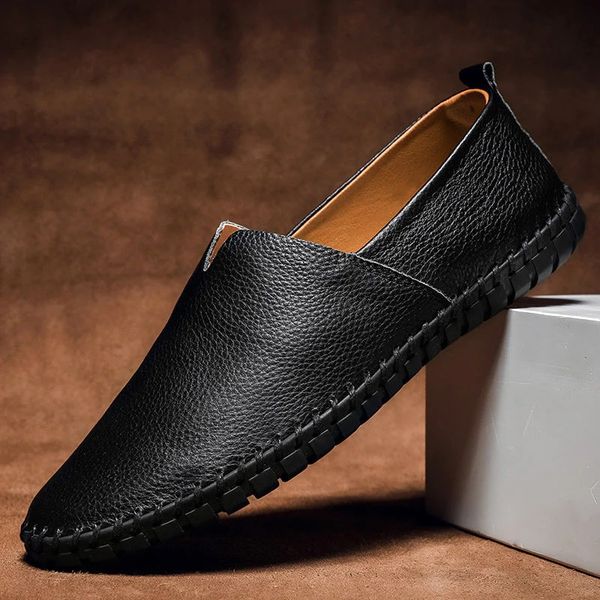 LIAM | LEATHER SLIP ON LOAFERS