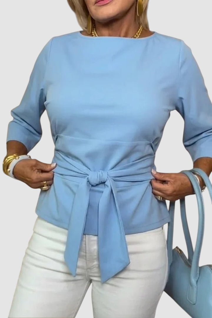 DARIA | WAIST TIE SUMMER TOP