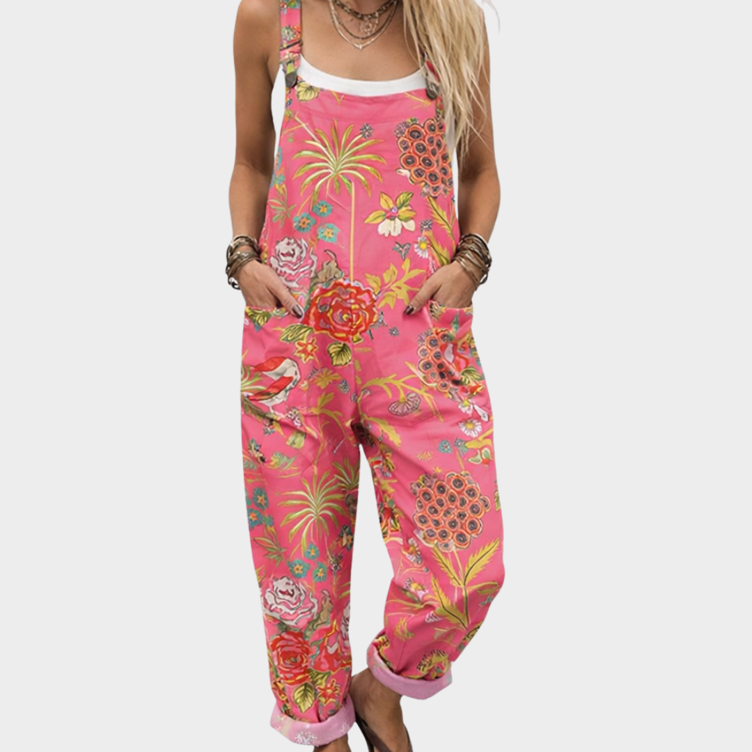 RELAXED DUNGAREE JUMPSUIT