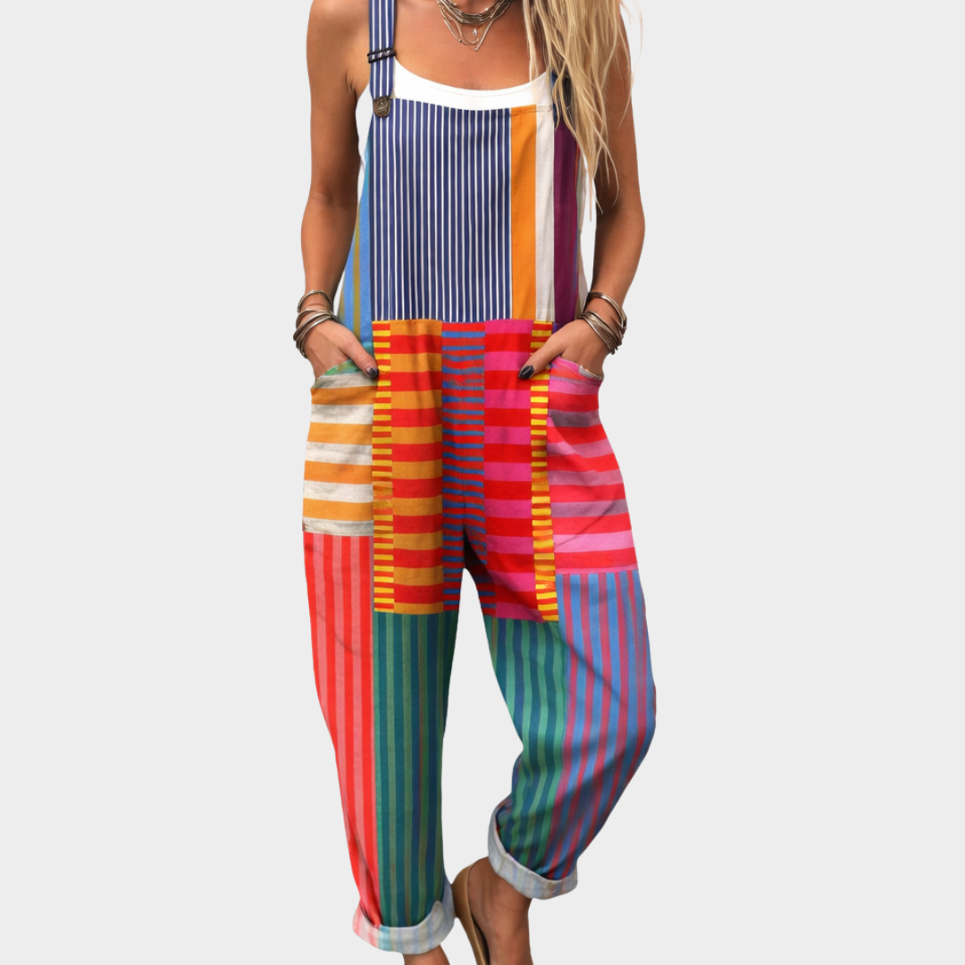 RELAXED DUNGAREE JUMPSUIT
