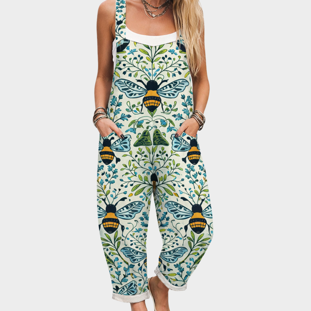 RELAXED DUNGAREE JUMPSUIT