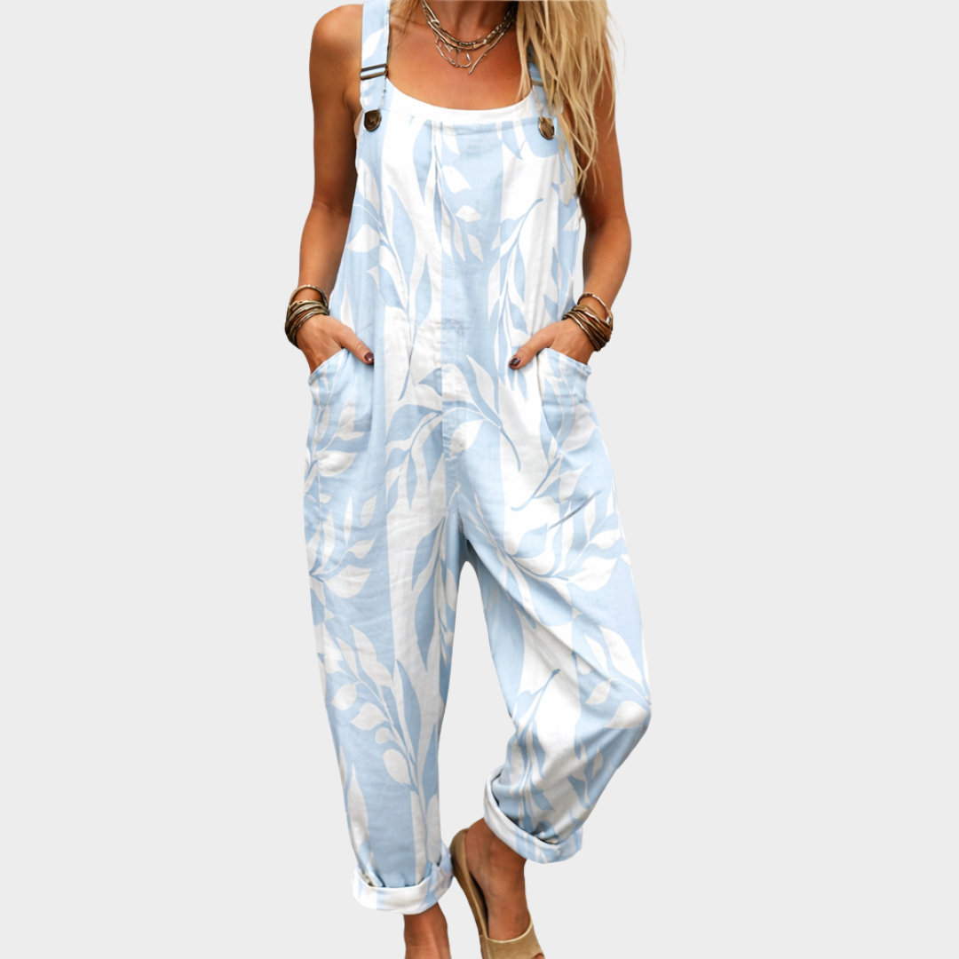 RELAXED DUNGAREE JUMPSUIT